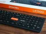Bàn phím không dây DareU LK150D White-Black (2.4GHz + Bluetooth)